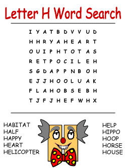 letter h alphabet ideas
