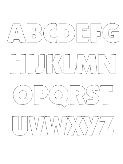 alphabet printables - ABC's in Boulder