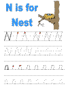 learn to print worksheet
