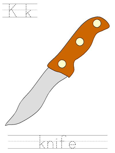 Kk knife tracer page