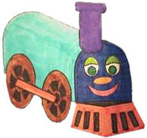 train paper craft