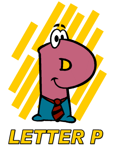 letter p alphabet poster