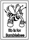 Letter B Coloring Pages