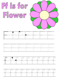 spring alphabet tracer pages