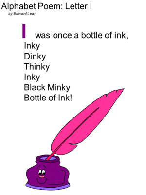 Edward Lear Alphabet Poem Letter I