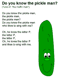 Letter P Song 