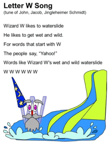 Letter W Song Lyrics
