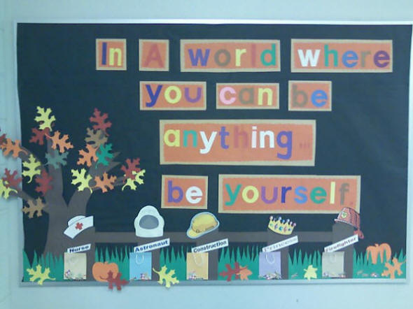 Be Yourself Bulletin Board Project