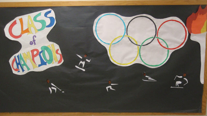 Class of Champions bulletin board suggestion.