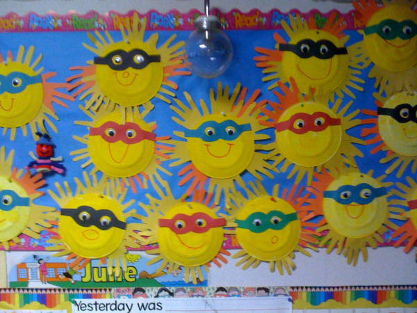 Sun For Bulletin Board