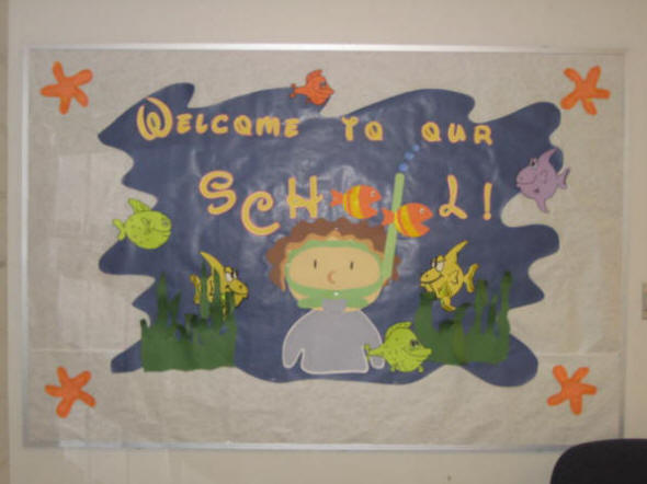 Welcome To Our School Bulletin Board Idea