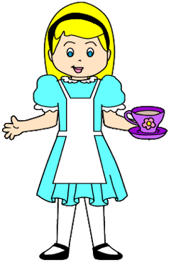Alice in Wonderland Paper Craft