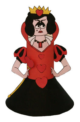 Queen of Hearts Toilet Paper Roll Craft