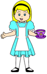 Alice in Wonderland Paper Craft