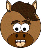 horse paper plate craft