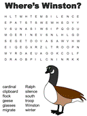 Where's Winston Word Search
