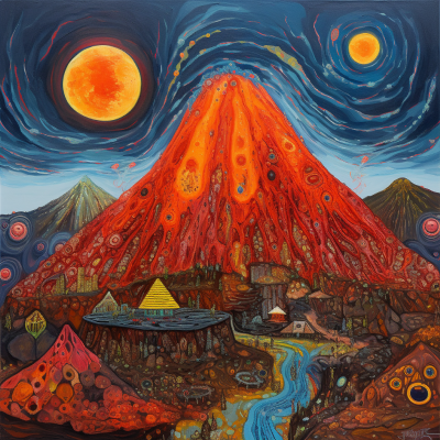 Infernia, the volcano planet