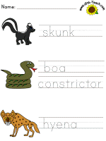 The Grouchy Ladybug Picture Clue Read and Trace worksheet