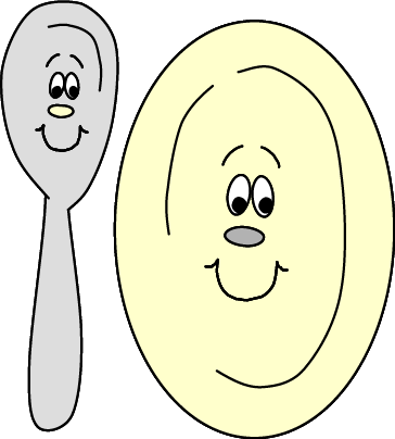dish and spoon