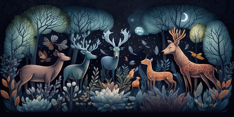 animals of the forest
