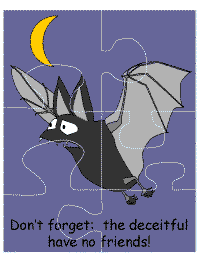 Birds, Bats and Beasts - Aesop's Fable Jigsaw Puzzle