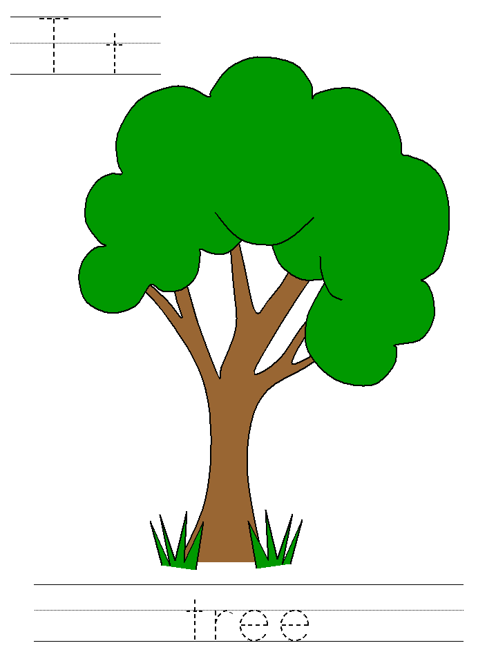 Printable print practice worksheet - Tt tree