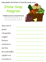 Stone Soup Anagram Puzzles