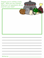 Stone Soup Draw and Write Worksheet