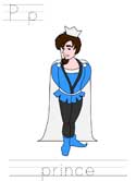 Printable print practice worksheet - Pp prince