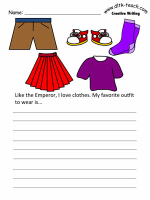 Printable Writing Prompt Worksheets