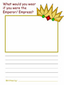 The Emperor's New Clothes Draw and Write Activities
