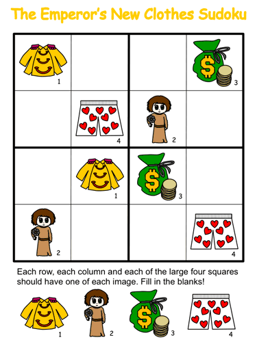 Emperor's New Clothes Sudoku Puzzles