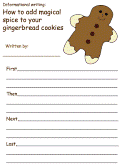 The Gingerbread Man Informational Writing Activities