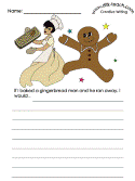 The Gingerbread Man Writing Prompt Activities