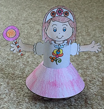 Gretel Toilet Paper Roll with Skirt