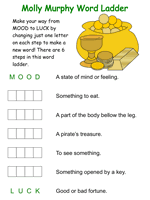 Molly Murphy Word Ladder Puzzles