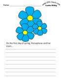 Persephone Writing Prompt Activities