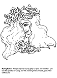persephone coloring page