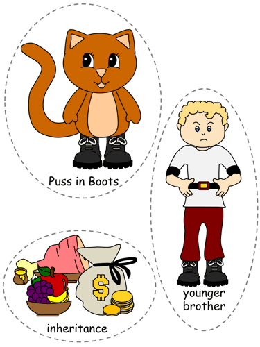 Puss in Boots Felt Board Characters