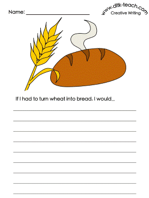 The Little Red Hen writing prompts