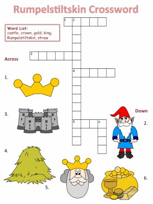 Rumpelstiltskin crossword puzzle
