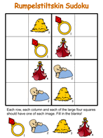 Rumpelstilskin sudoku puzzle