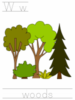 Printable print practice worksheet - Ww woods
