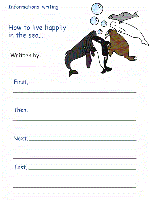 The Story of Sedna Informational Writing Worksheet