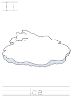 Printable print practice worksheet - Ii ice