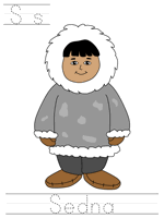 Printable print practice worksheet - Ss Sedna