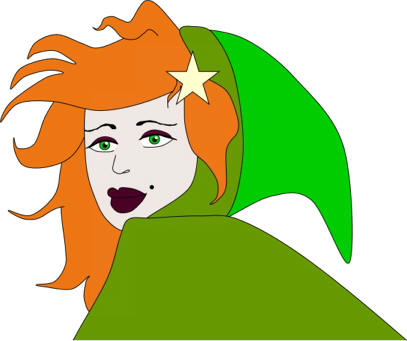 Thumbelina - witch