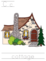 Printable print practice worksheet - Cc cottage