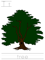Printable print practice worksheet - Tt tree