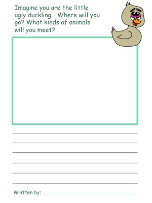 Ugly Duckling Draw and Write Worksheet